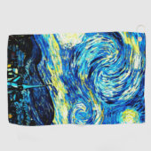 Serviette De Golf Van Gogh - Nuit étoilée (Horizontal)