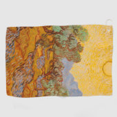 Serviette De Golf Van Gogh Olive Trees Soleil Jaune Ciel (Horizontal)