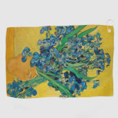 Serviette De Golf Vase Van Gogh avec Iris Classic Impressionnisme (Horizontal)