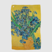 Serviette De Golf Vase Van Gogh avec Iris Classic Impressionnisme (Devant)