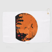 Serviette De Golf vecteur halloween (Horizontal)