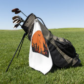Serviette De Golf vecteur halloween (Vert)