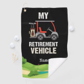 Serviette De Golf Véhicule de retraite de golf (En situation)