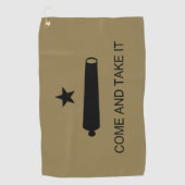 Serviette De Golf Venez-y le chercher ! Drapeau de bataille de l'Éta (Devant)