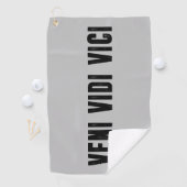 Serviette De Golf Veni vidi vici (En situation)