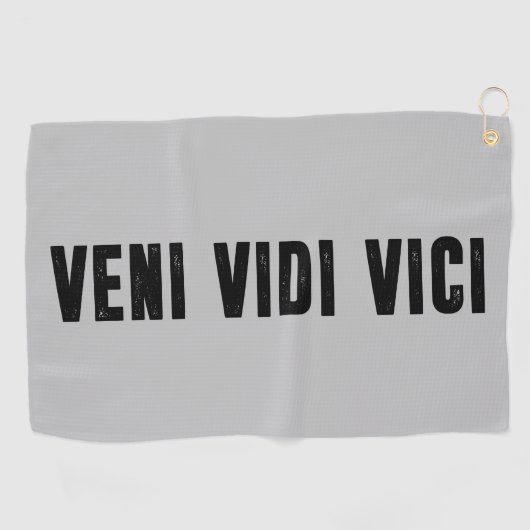 Serviette De Golf Veni vidi vici (Horizontal)