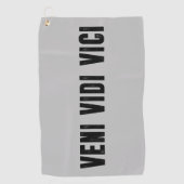 Serviette De Golf Veni vidi vici (Devant)