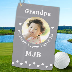 Serviette De Golf Ventilateur - GRANDPA - Golfeur photo personnalisé