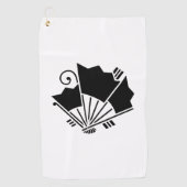 Serviette De Golf Ventilateurs en forme de papillon (Ageha) (Devant)