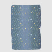 Serviette De Golf Verdure Aquarelle Rustique Fleur fleurie botanique (Devant)