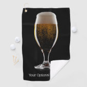 Serviette De Golf Verre de la bière (En situation)