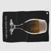 Serviette De Golf Verre de la bière (Horizontal)