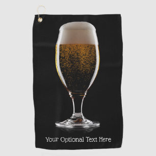 Serviette De Golf Verre de la bière