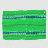 Serviette De Golf Vert (Horizontal)