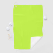 Serviette De Golf Vert clair citron solide (En situation)