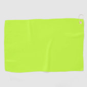 Serviette De Golf Vert clair citron solide (Horizontal)