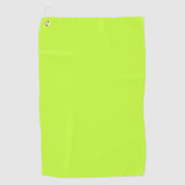 Serviette De Golf Vert clair citron solide (Devant)