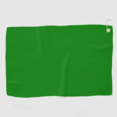 Serviette De Golf Vert clair solide (Horizontal)