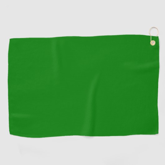 Serviette De Golf Vert clair solide (Horizontal)