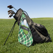 Serviette De Golf Vert Payé Personnalisé (Vert)
