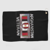 Serviette De Golf Vétéran de la 44e Brigade Médicale Afghanistan (Horizontal)