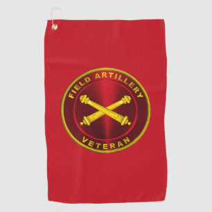 Serviette De Golf Vétéran de l'artillerie de campagne