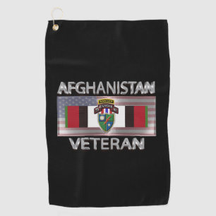 Serviette De Golf Vétéran du 75e régiment de rangers en Afghanistan