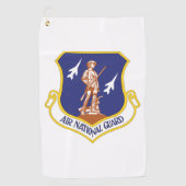 Serviette De Golf Vétéran militaire de l'armée de l'air (Devant)