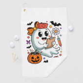 Serviette De Golf Vibes Automne Infirmière fantôme Automne (En situation)