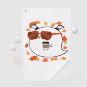 Serviette De Golf Vibes D'Automne Cute Ghost Classic T-Shirt (En situation)
