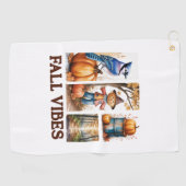 Serviette De Golf Vibes d'automne Vibes d'automne (Horizontal)