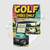 Serviette De Golf Vibes de golf uniquement (En situation)