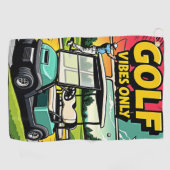 Serviette De Golf Vibes de golf uniquement (Horizontal)
