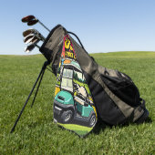Serviette De Golf Vibes de golf uniquement (Vert)