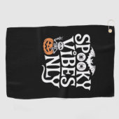 Serviette De Golf Vibes éffrayantes uniquement Halloween Sloth T-Shi (Horizontal)