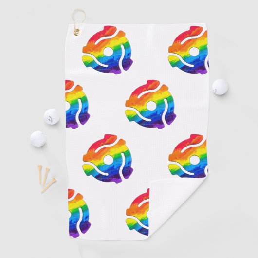 Serviette De Golf Vibran de l'adaptateur d'enregistrement SlipperyJo (En situation)