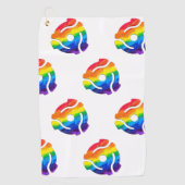 Serviette De Golf Vibran de l'adaptateur d'enregistrement SlipperyJo (Devant)