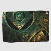 Serviette De Golf Vibrations magiques Art Abstrait (Horizontal)