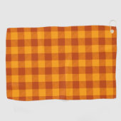 Serviette De Golf Vichy Tamisé Buffle Ambré (Horizontal)