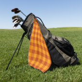 Serviette De Golf Vichy Tamisé Buffle Ambré (Vert)
