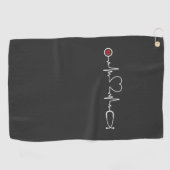 Serviette De Golf Vie infirmière | Infirmière (Horizontal)