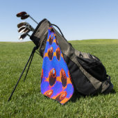 Serviette De Golf Vieux boulons (Vert)