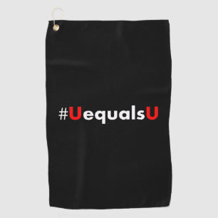 Serviette De Golf VIH non détectable égale non transmettable - Minim