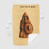 Serviette De Golf Viking rustique (En situation)