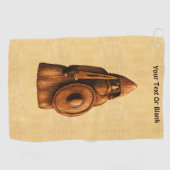 Serviette De Golf Viking rustique (Horizontal)