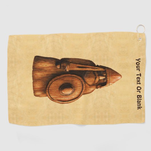 Serviette De Golf Viking rustique (Horizontal)