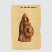 Serviette De Golf Viking rustique (Devant)