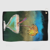 Serviette De Golf Ville de fête (Horizontal)