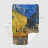 Serviette De Golf Vincent van Gogh - Café Terrasse en soirée (En situation)