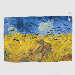 Serviette De Golf Vincent van Gogh - Champ de blé aux corbeaux